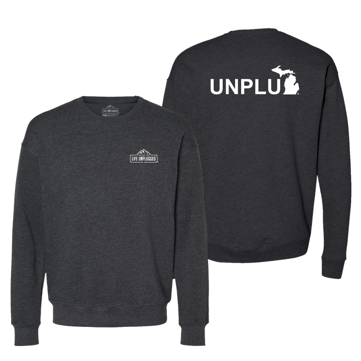 Unplug (MI) Midweight Super Soft Crewneck Sweatshirt