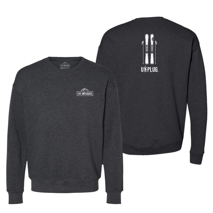 Skiing Midweight Super Soft Crewneck Sweatshirt