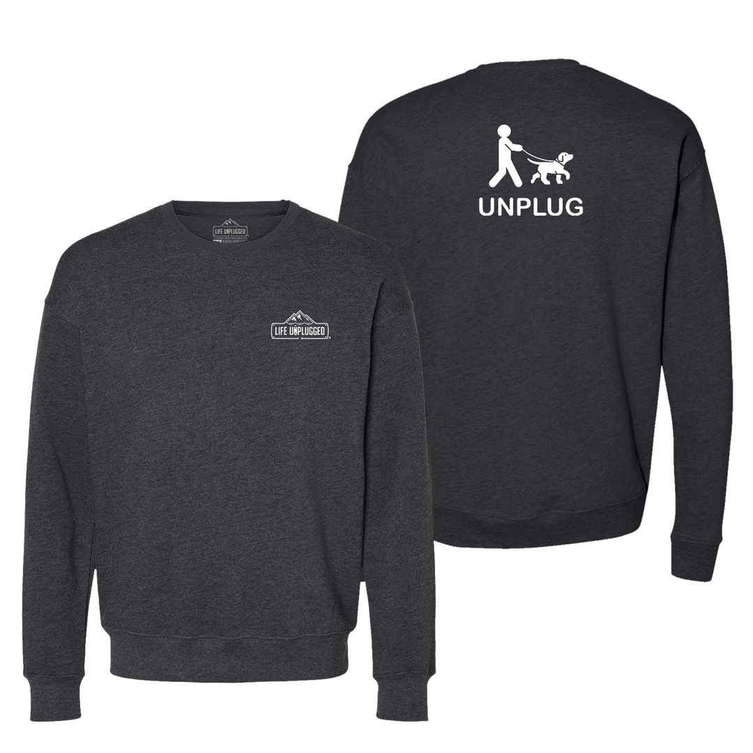 Dog Walking Midweight Super Soft Crewneck Sweatshirt