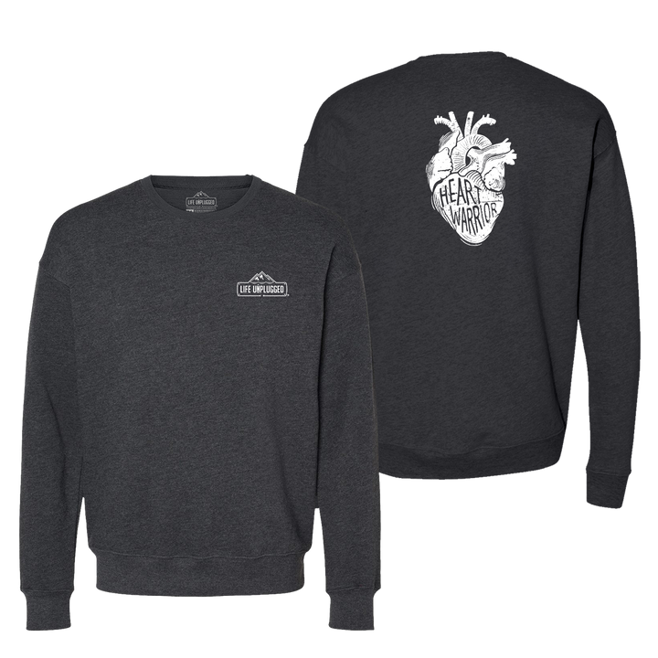 HEART WARRIOR Midweight Super Soft Crewneck Sweatshirt