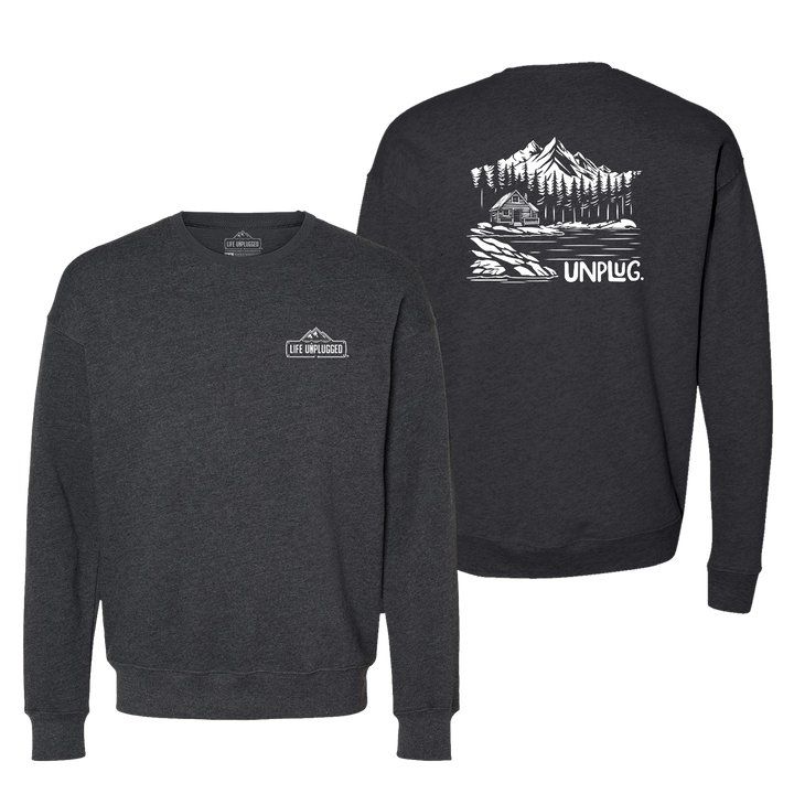 Cabin In The Woods Midweight Super Soft Crewneck Sweatshirt