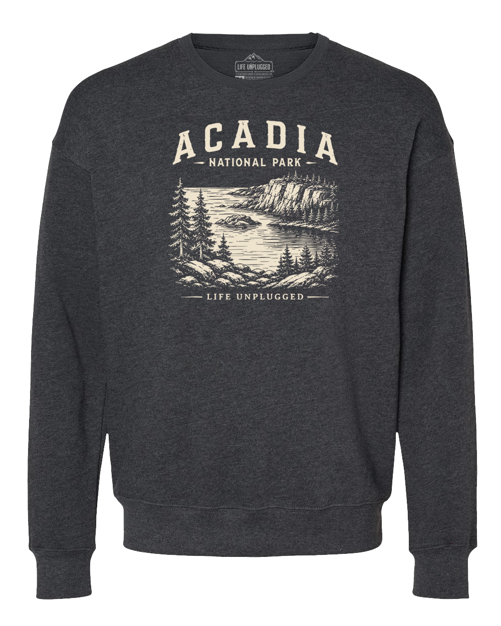 ACADIA NATIONAL PARK Midweight Super Soft Crewneck