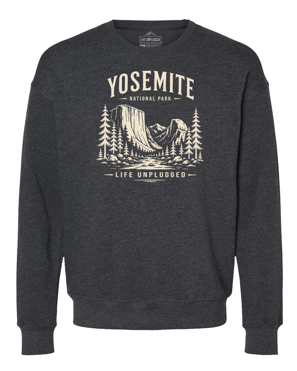 YOSEMITE NATIONAL PARK Midweight Super Soft Crewneck