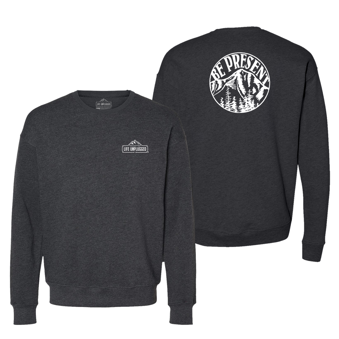 Be Present Mountain Midweight Super Soft Crewneck Sweatshirt