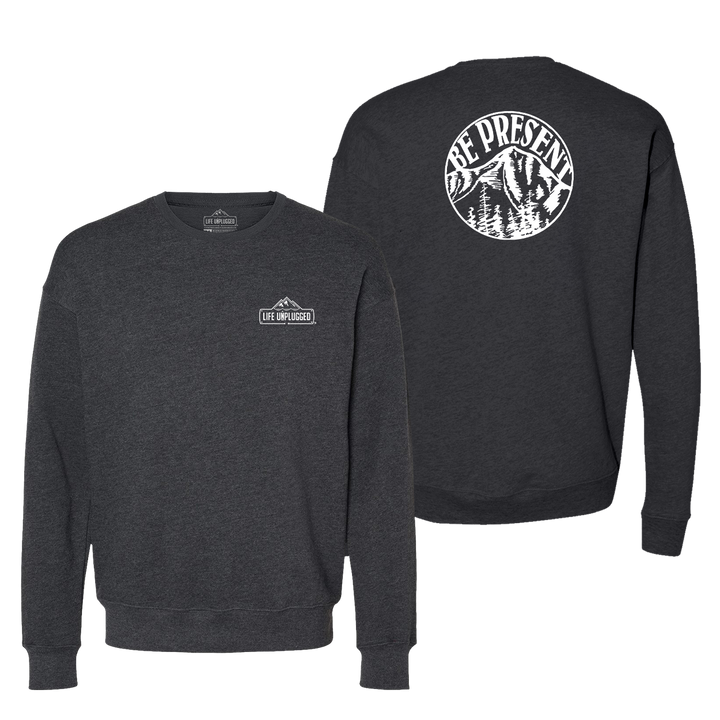 Be Present Mountain Midweight Super Soft Crewneck Sweatshirt