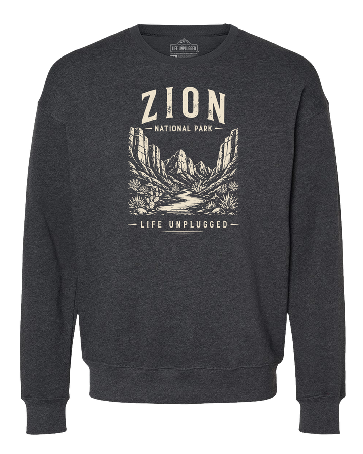 ZION NATIONAL PARK Midweight Super Soft Crewneck