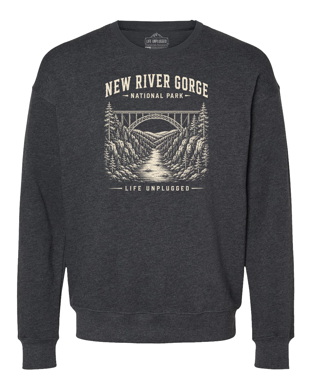 NEW RIVER GORGE NATIONAL PARK Midweight Super Soft Crewneck