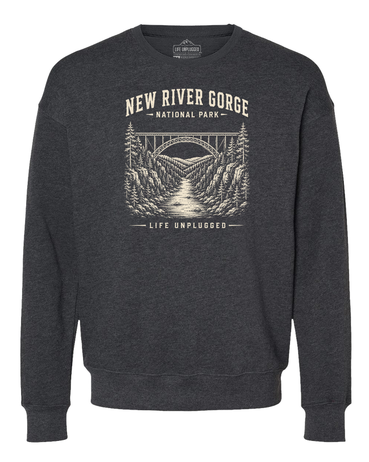 NEW RIVER GORGE NATIONAL PARK Midweight Super Soft Crewneck