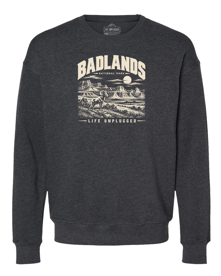 BADLANDS NATIONAL PARK Midweight Super Soft Crewneck