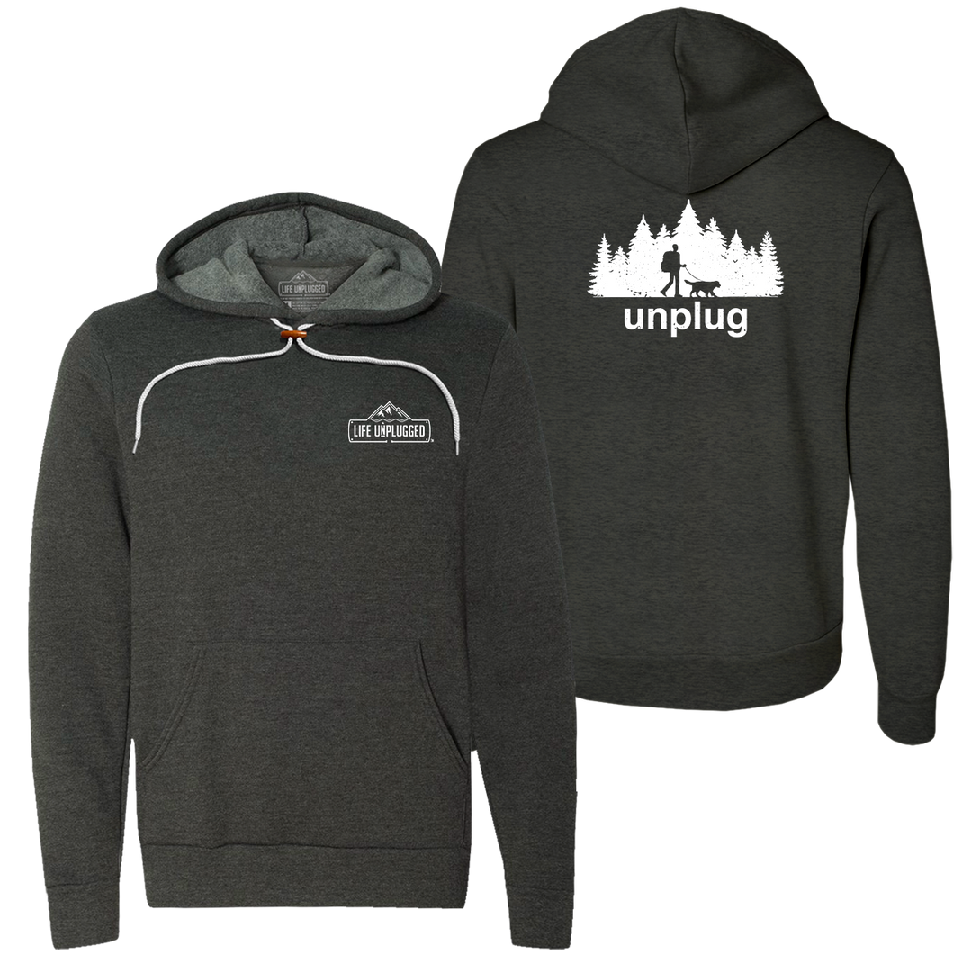 Dog Walks In The Woods Super Soft Hoodie