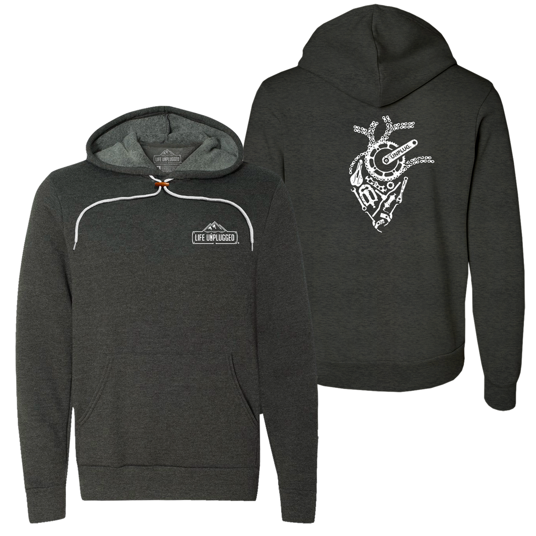 Anatomical Heart (Bicycle Parts) Super Soft Hoodie