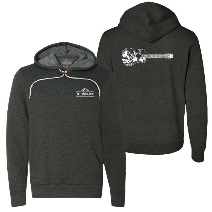 Guitar Mountain Scene Super Soft Hoodie