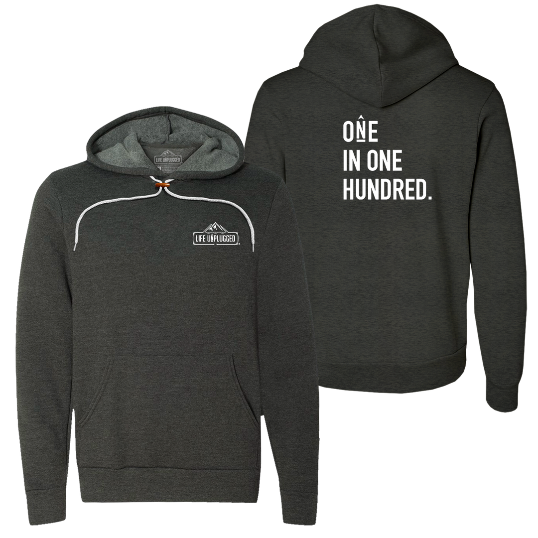 One in One Hundred Stacked Super Soft Hoodie