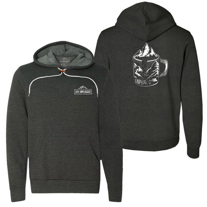 Coffee Mountain Scene Super Soft Hoodie