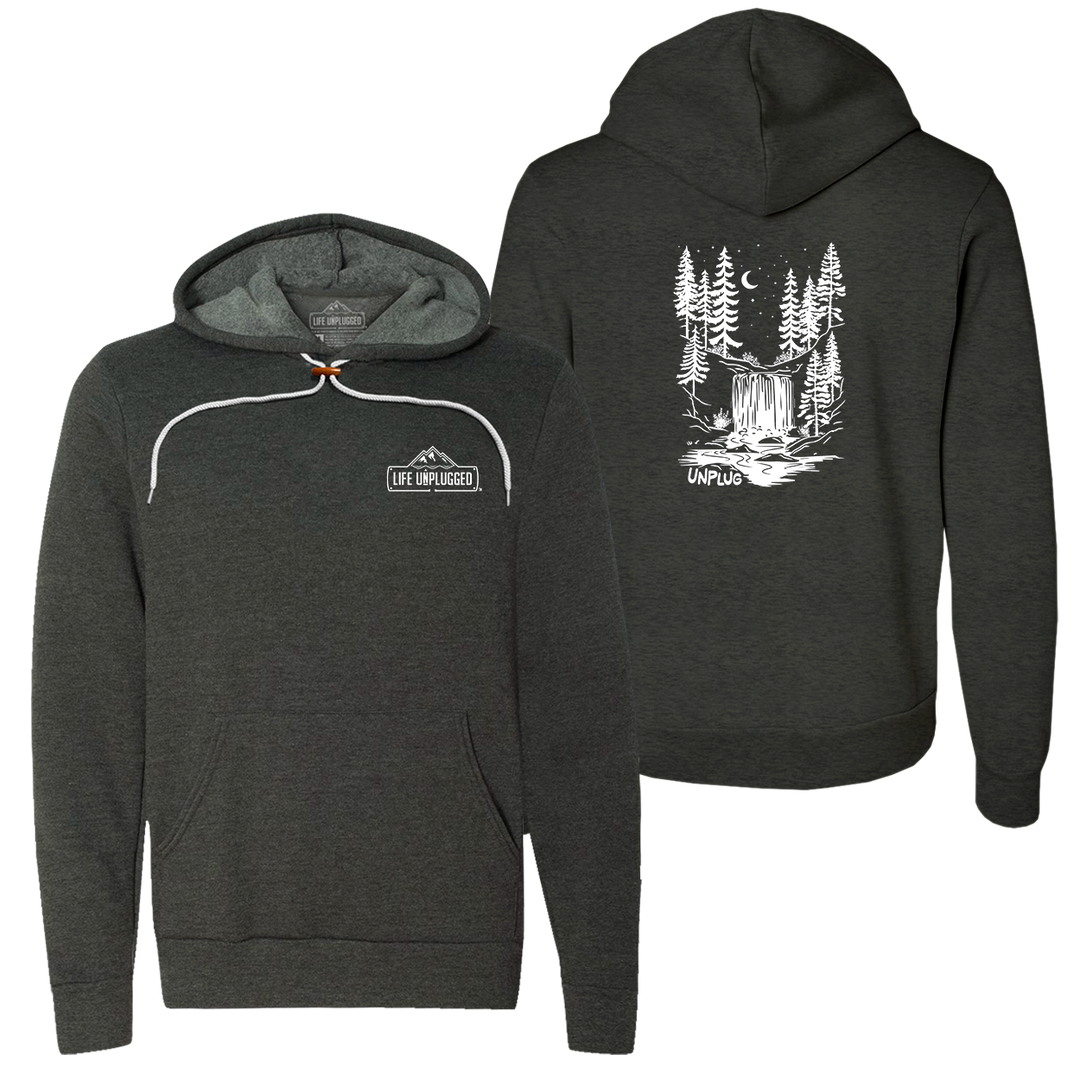 WATERFALL UNDER THE STARS Super Soft Hoodie