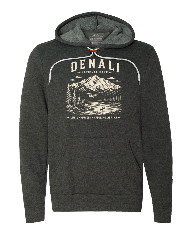 DENALI NATIONAL PARK XPLORING ALASKA Collaboration Super Soft Hoodie