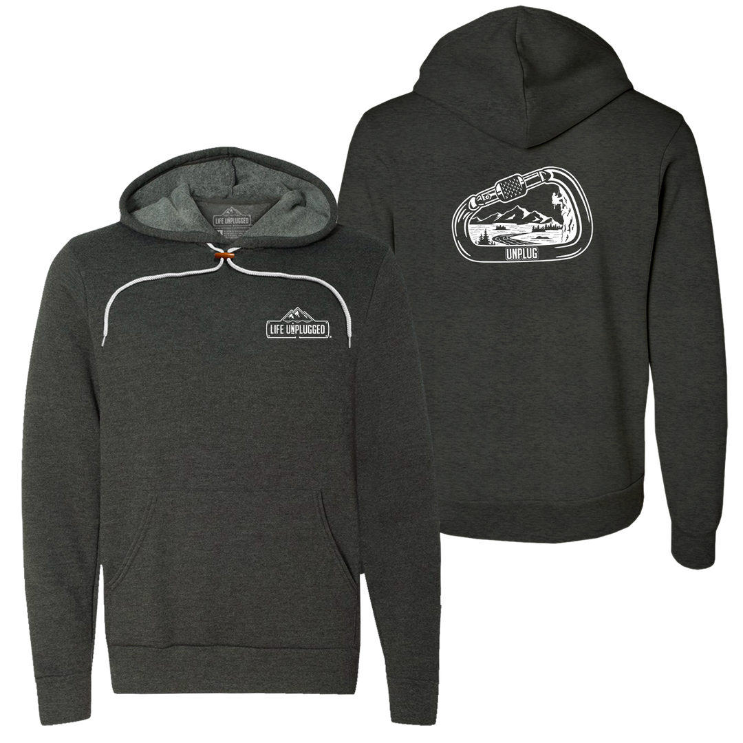 Rock Climbing Mountain Scene Super Soft Hoodie