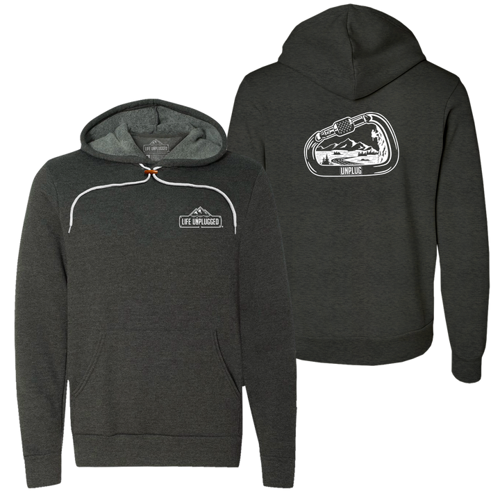 Rock Climbing Mountain Scene Super Soft Hoodie