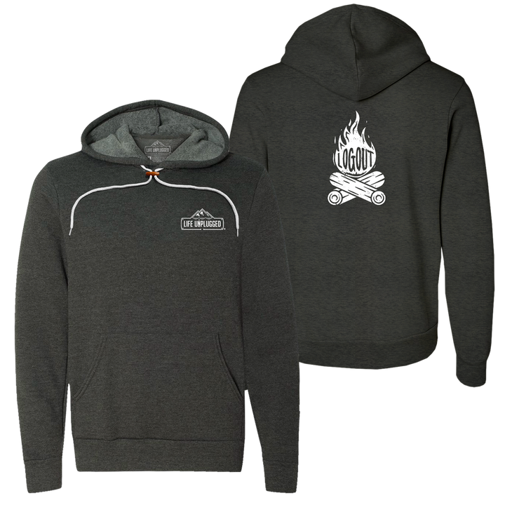 Log Out Campfire Super Soft Hoodie