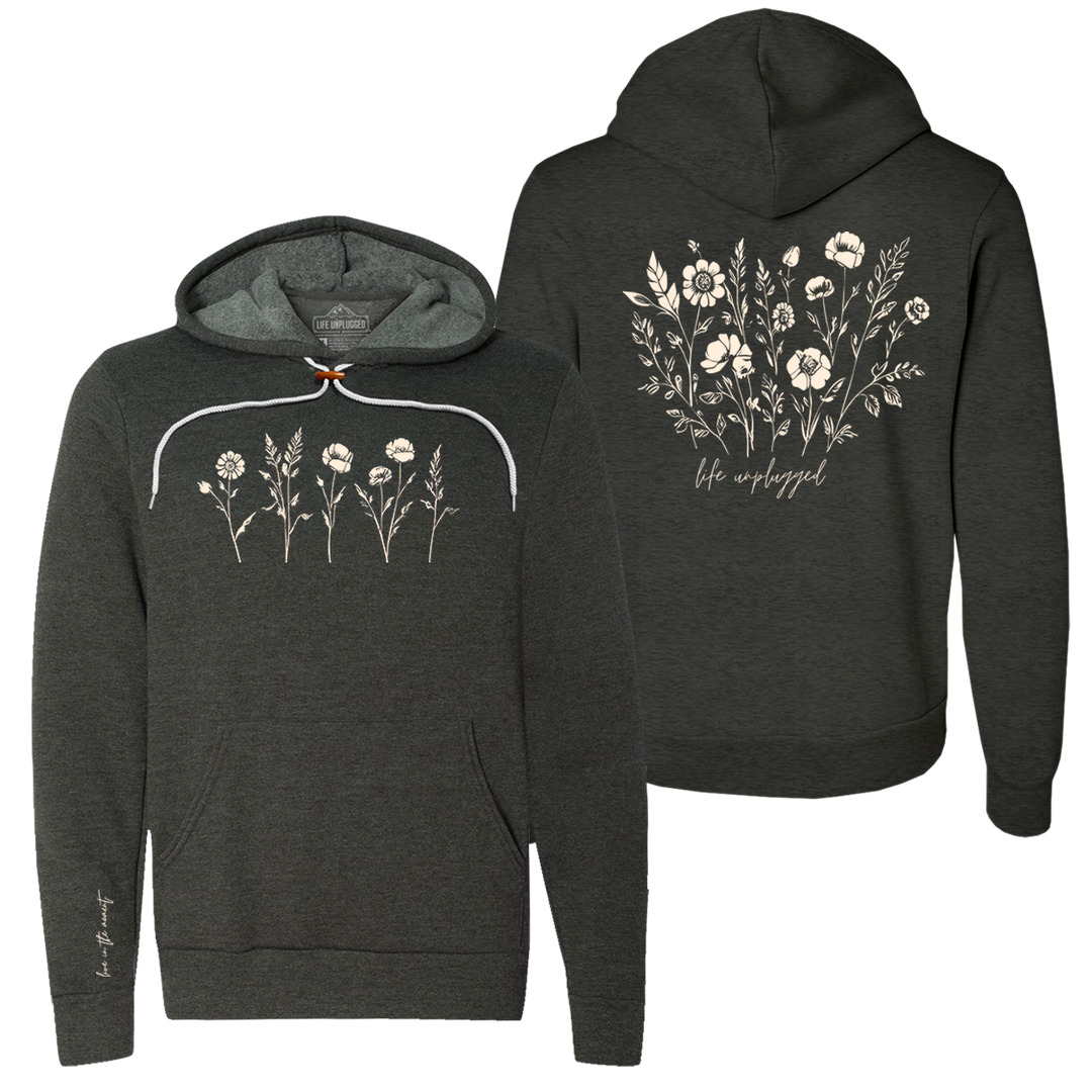 Live in the Moment Wildflower Super Soft Hoodie