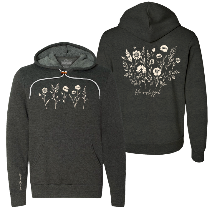 Live in the Moment Wildflower Super Soft Hoodie