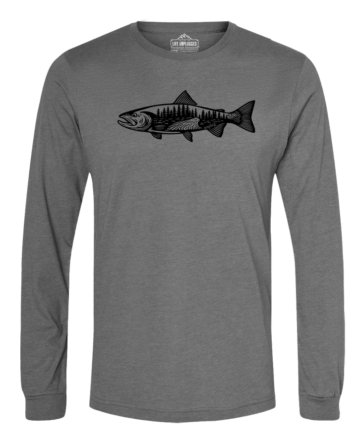 WOODLAND TROUT Long Sleeve T-Shirt
