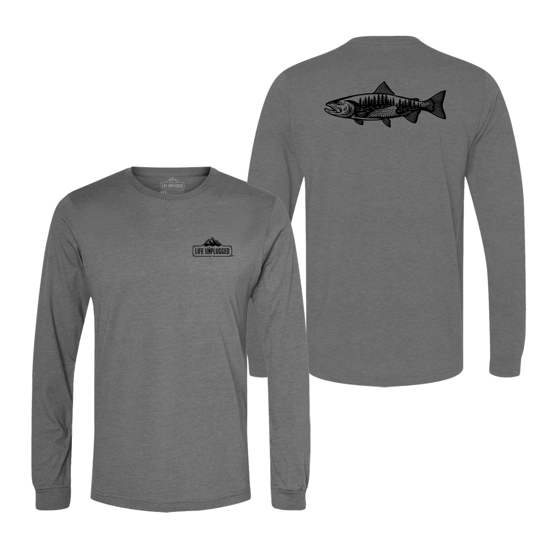 WOODLAND TROUT Long Sleeve T-Shirt