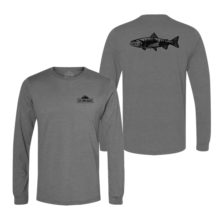 WOODLAND TROUT Long Sleeve T-Shirt