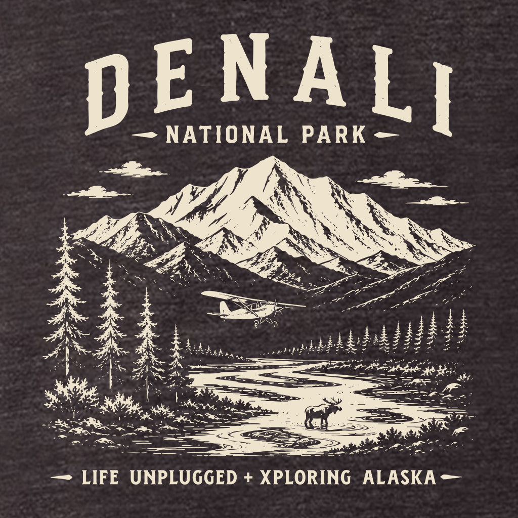 DENALI NATIONAL PARK XPLORING ALASKA Collaboration Triblend T-Shirt