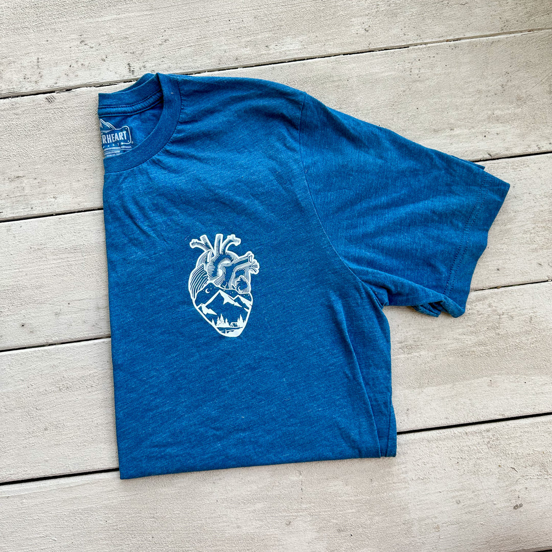 Anatomical Heart (Left Chest) Premium Triblend T-Shirt