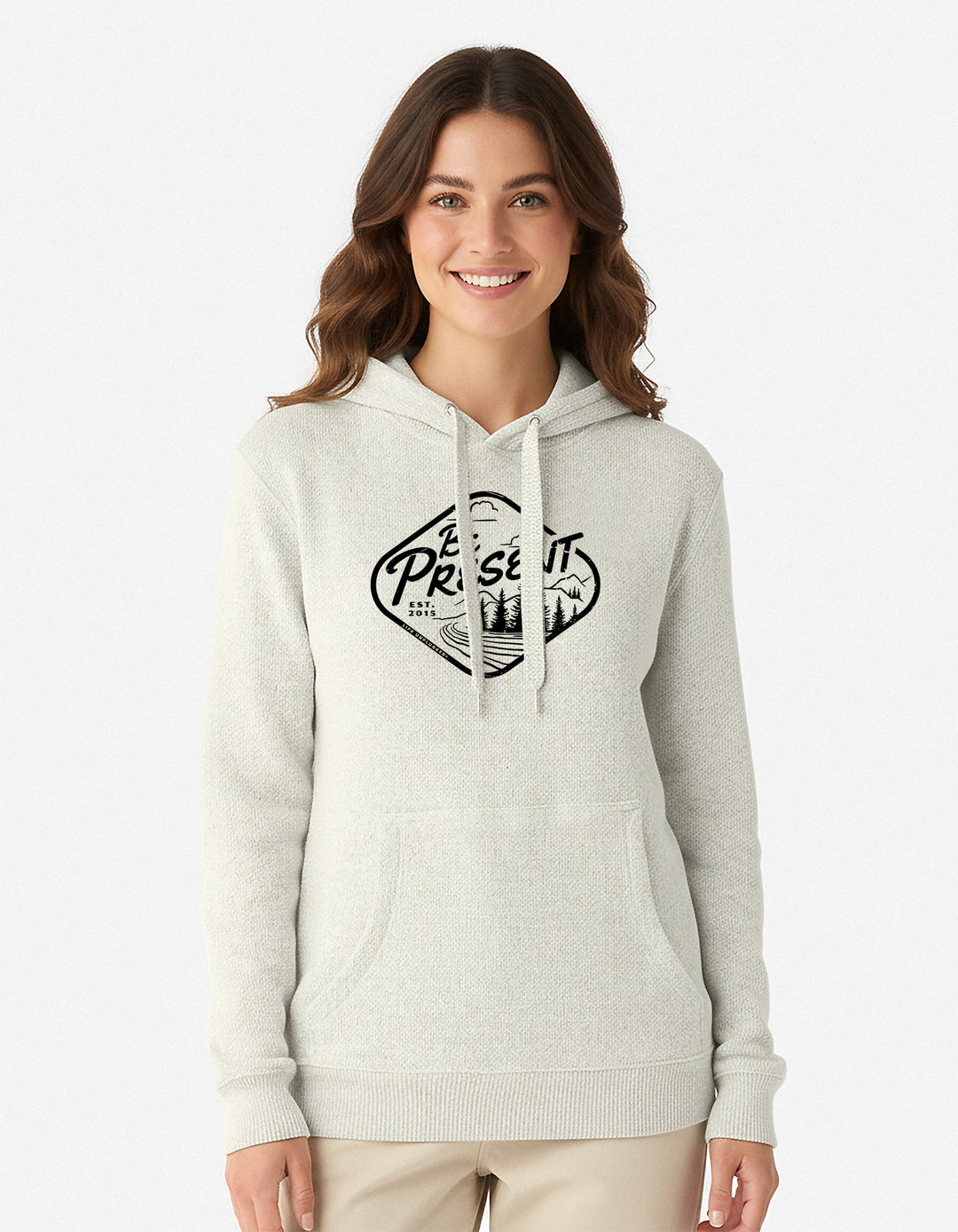 LIMITED EDITION Be Present Vintage Forest Nantucket Super Soft Sweater Hoodie
