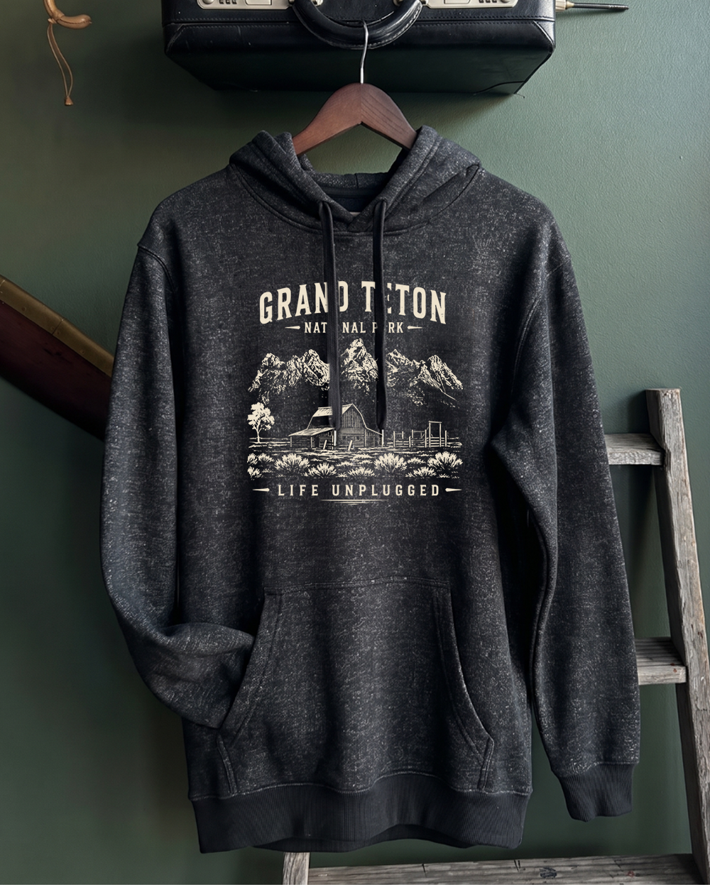 LIMITED EDITION GRAND TETON NATIONAL PARK Nantucket Super Soft Sweater Hoodie