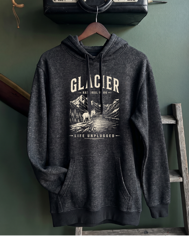 LIMITED EDITION GLACIER NATIONAL PARK Nantucket Super Soft Sweater Hoodie