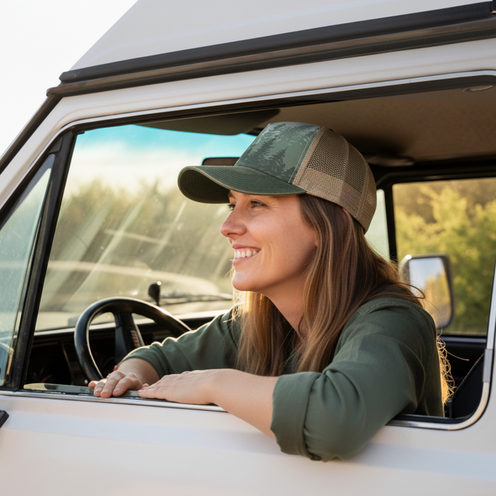 Limited Edition Deep Forest Rugged Mid Profile Snapback Hat