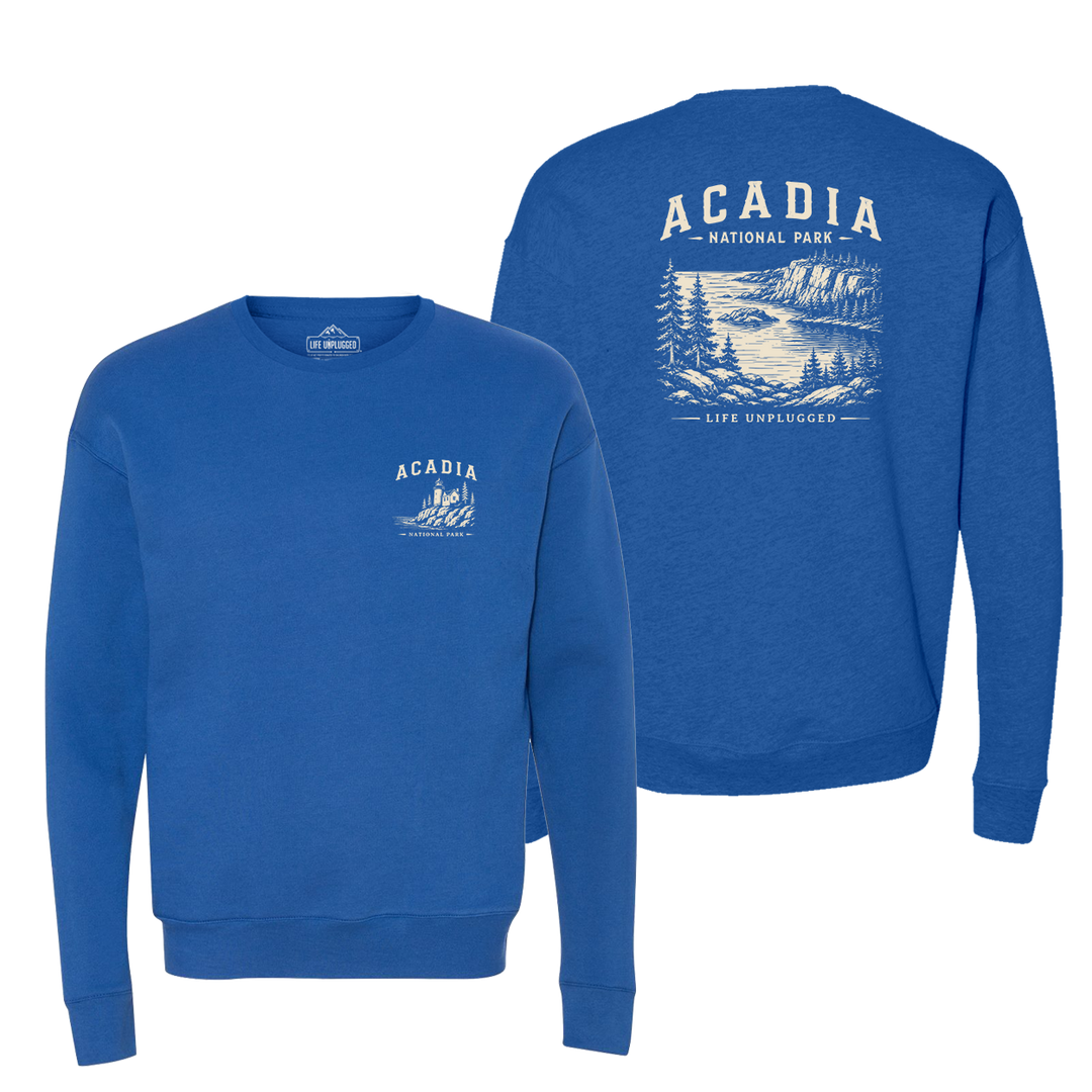 ACADIA NATIONAL PARK Midweight Super Soft Crewneck