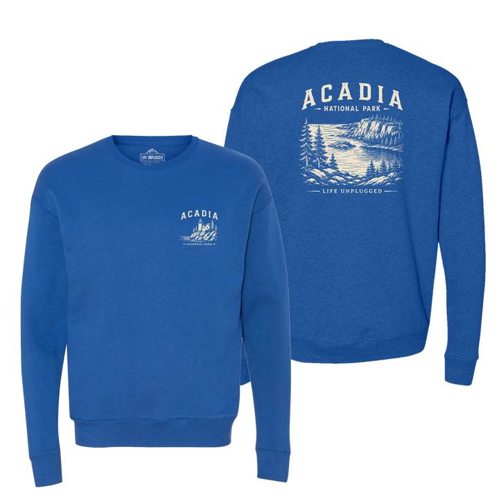 ACADIA NATIONAL PARK Midweight Super Soft Crewneck