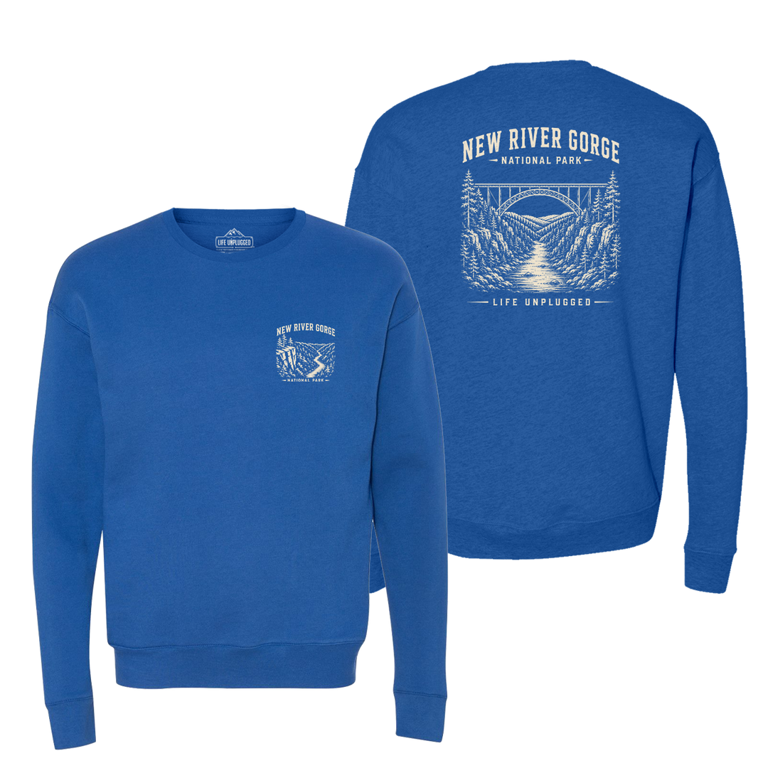 NEW RIVER GORGE NATIONAL PARK Midweight Super Soft Crewneck