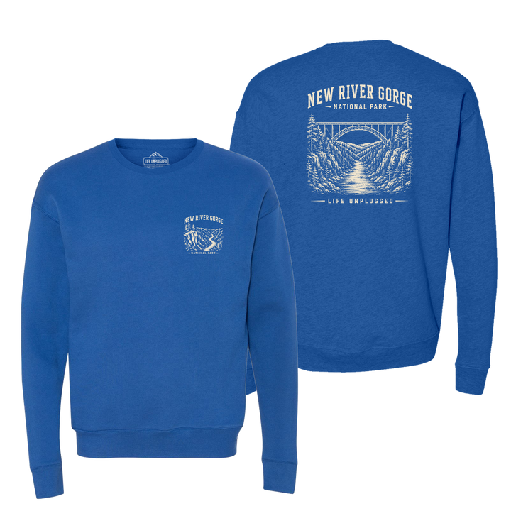 NEW RIVER GORGE NATIONAL PARK Midweight Super Soft Crewneck