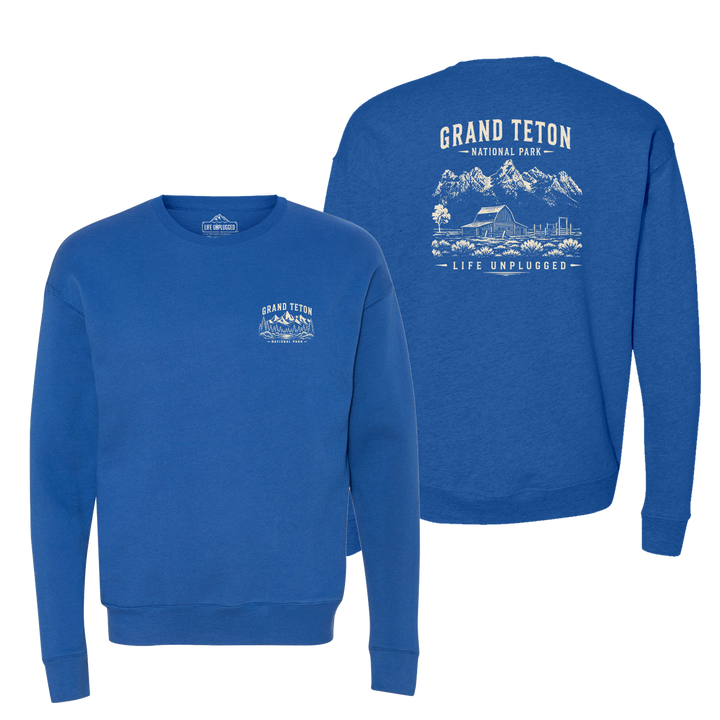 GRAND TETON NATIONAL PARK Midweight Super Soft Crewneck