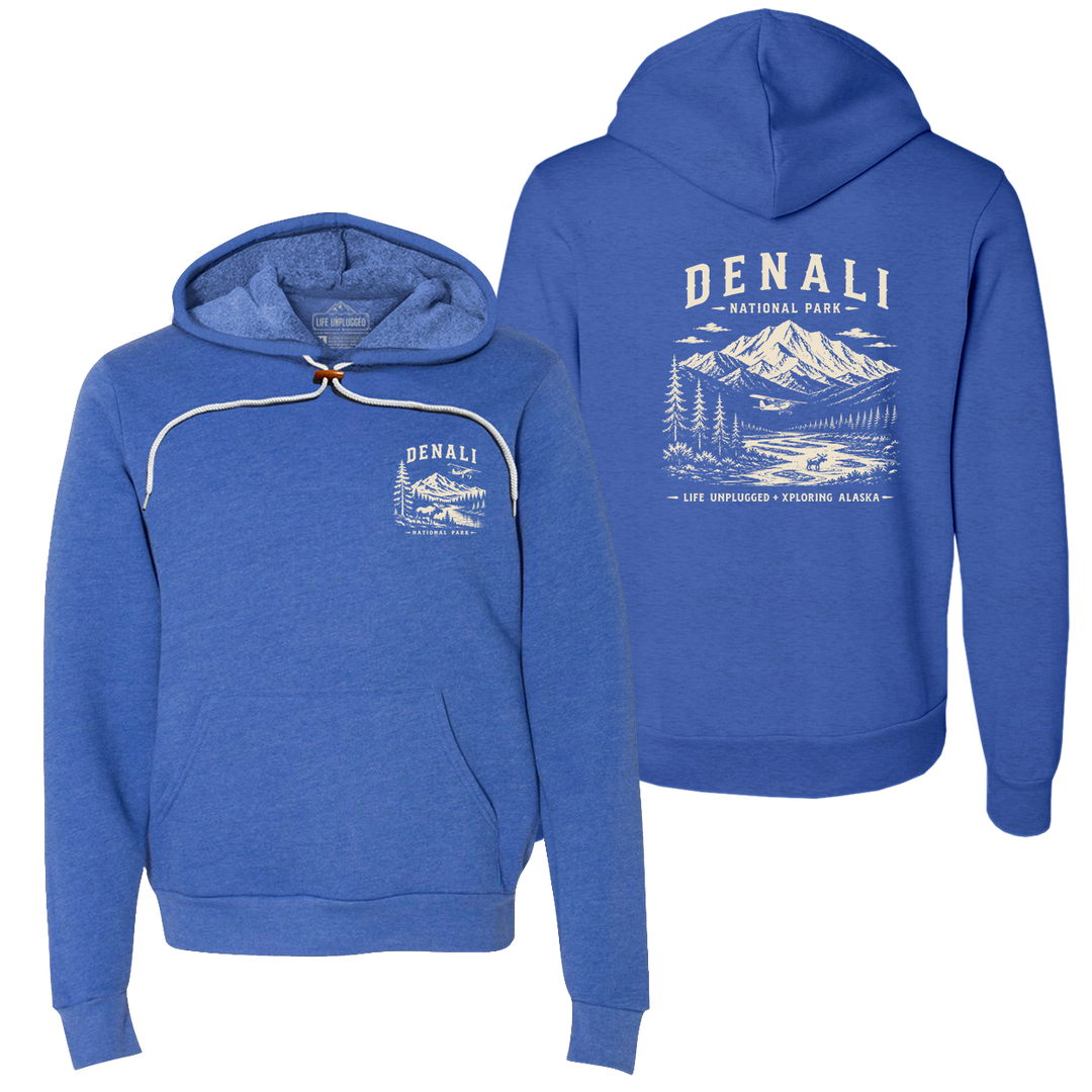 DENALI NATIONAL PARK XPLORING ALASKA Collaboration Super Soft Hoodie
