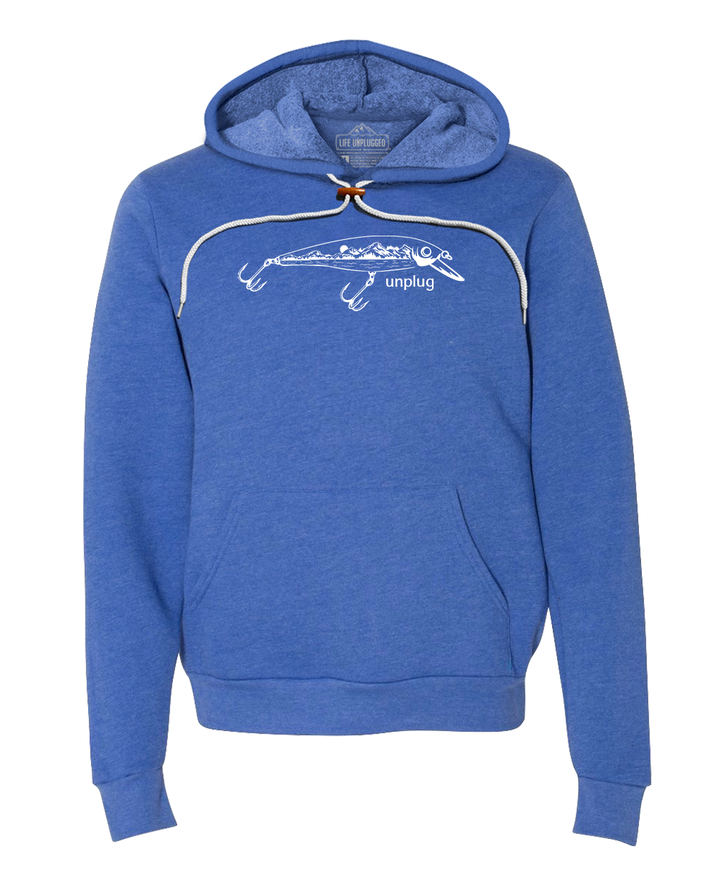 Fishing Lure Mountain Scene Super Soft Hoodie