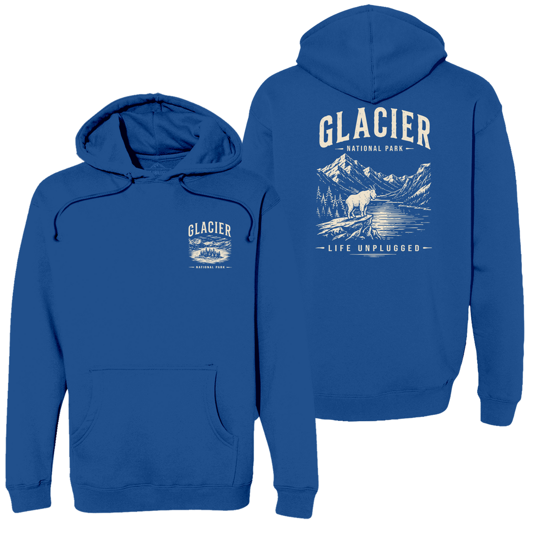 GLACIER NATIONAL PARK Heavyweight Hoodie