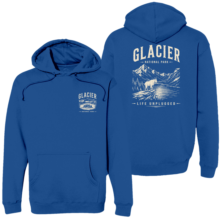 GLACIER NATIONAL PARK Heavyweight Hoodie