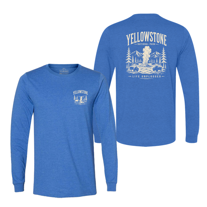 YELLOWSTONE NATIONAL PARK Long Sleeve T-Shirt