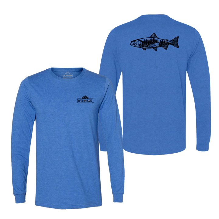 WOODLAND TROUT Long Sleeve T-Shirt