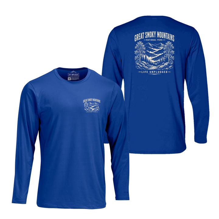 GREAT SMOKY MOUNTAINS NATIONAL PARK Performance Long Sleeve with UPF 50+