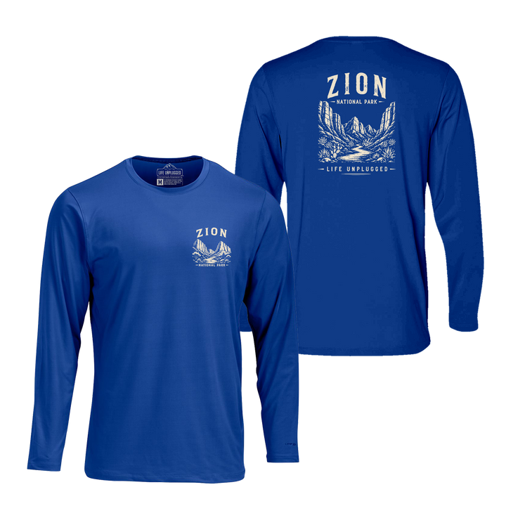 ZION NATIONAL PARK Performance Long Sleeve with UPF 50+