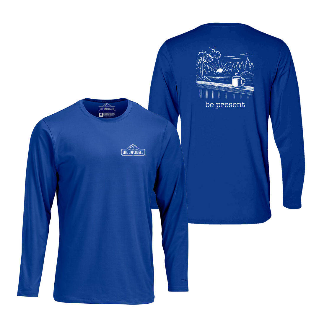 BACK PORCH COFFEE Performance Long Sleeve with UPF 50+