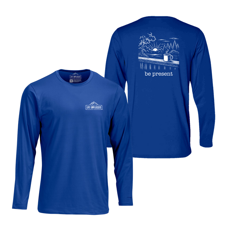 BACK PORCH COFFEE Performance Long Sleeve with UPF 50+