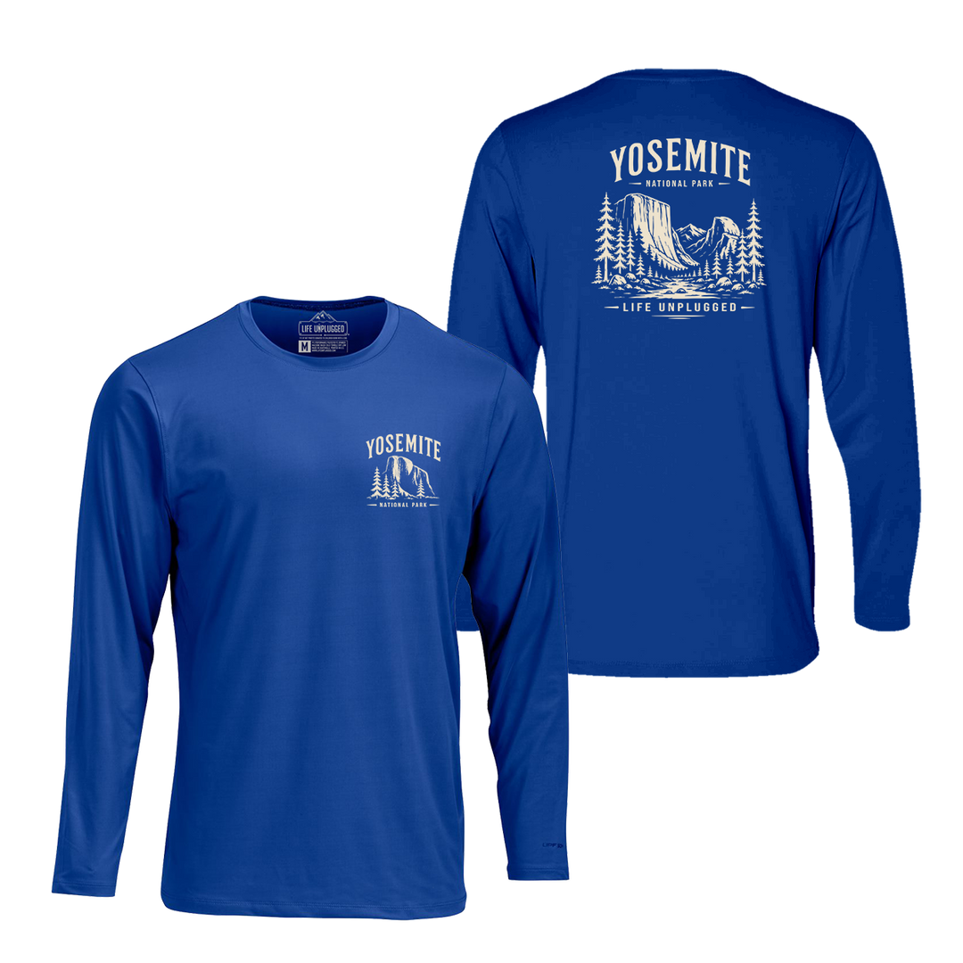 YOSEMITE NATIONAL PARK Performance Long Sleeve with UPF 50+
